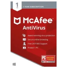McAfee AntiVirus – 1-Year / 1-PC – TSS
