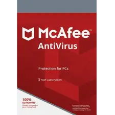 McAfee AntiVirus – 3-Year / 1-PC – TSS